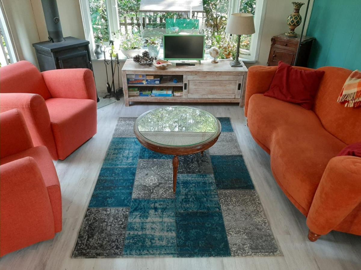 Boshuis Turquoise / Smaakvol Genieten Op De Veluwe Hoenderloo Eksteriør billede