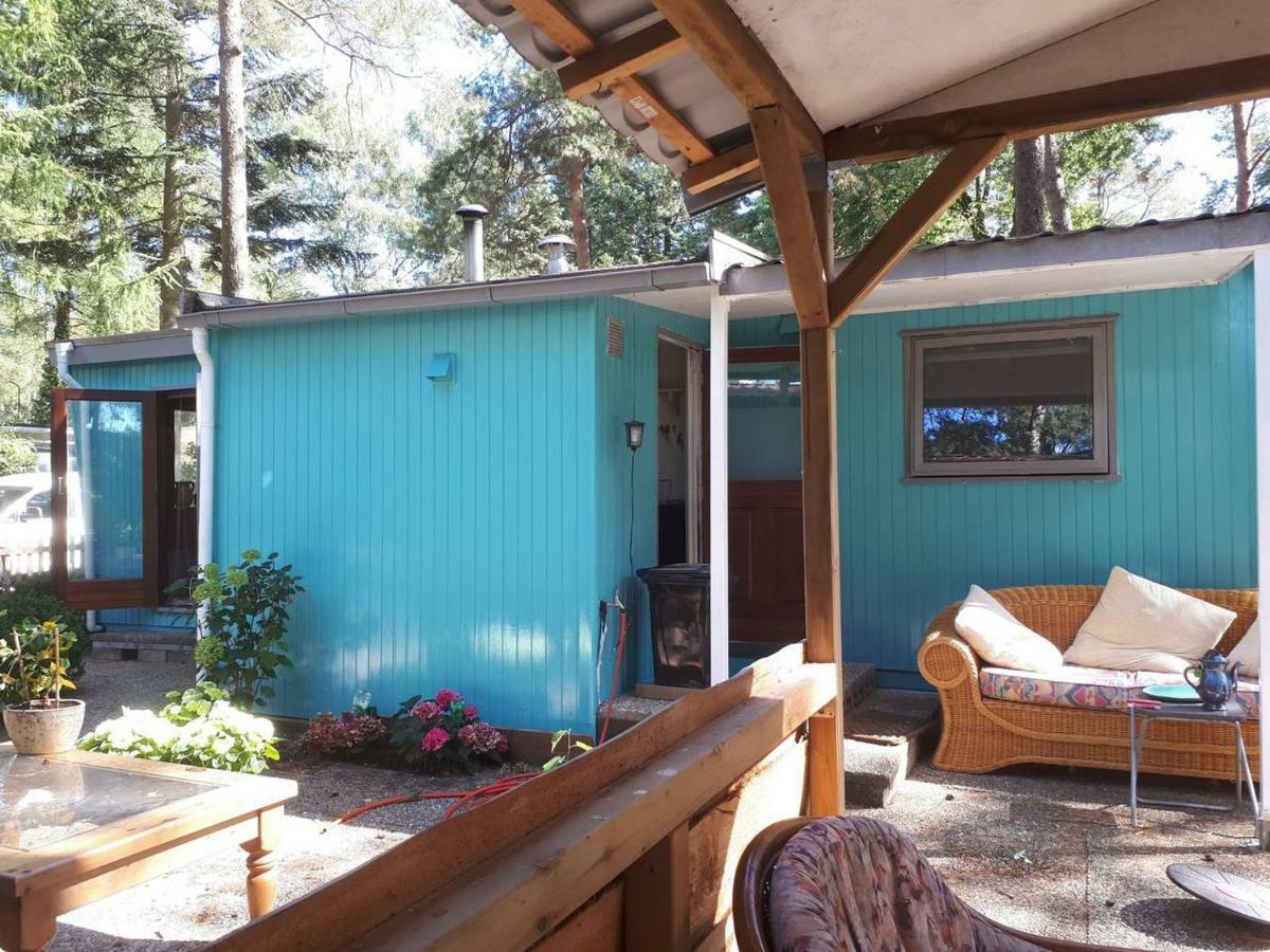 Boshuis Turquoise / Smaakvol Genieten Op De Veluwe Hoenderloo Eksteriør billede