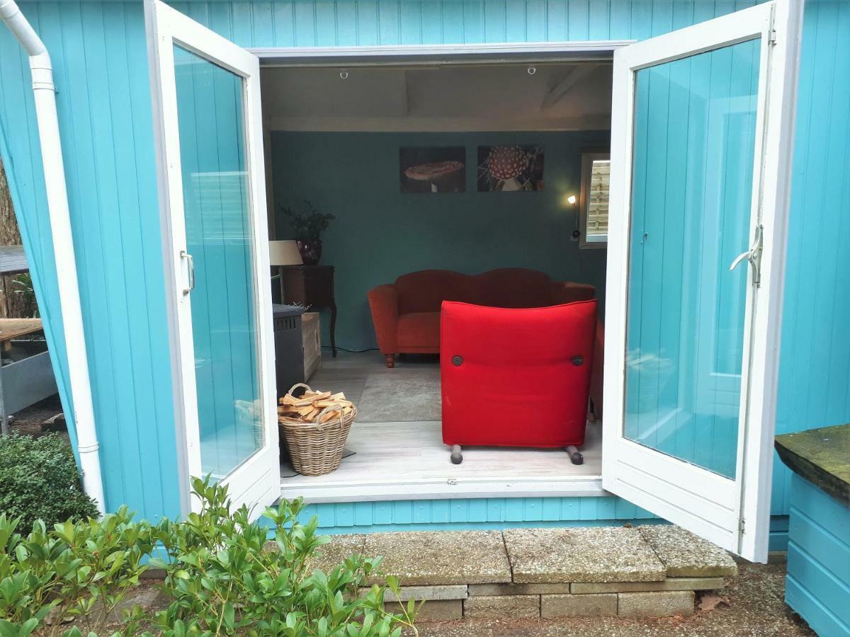 Boshuis Turquoise / Smaakvol Genieten Op De Veluwe Hoenderloo Eksteriør billede