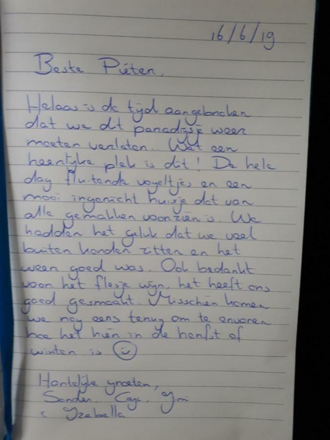Boshuis Turquoise / Smaakvol Genieten Op De Veluwe Hoenderloo Eksteriør billede