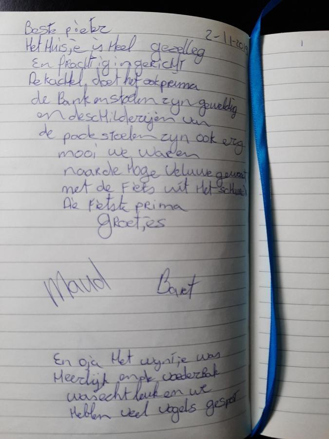 Boshuis Turquoise / Smaakvol Genieten Op De Veluwe Hoenderloo Eksteriør billede